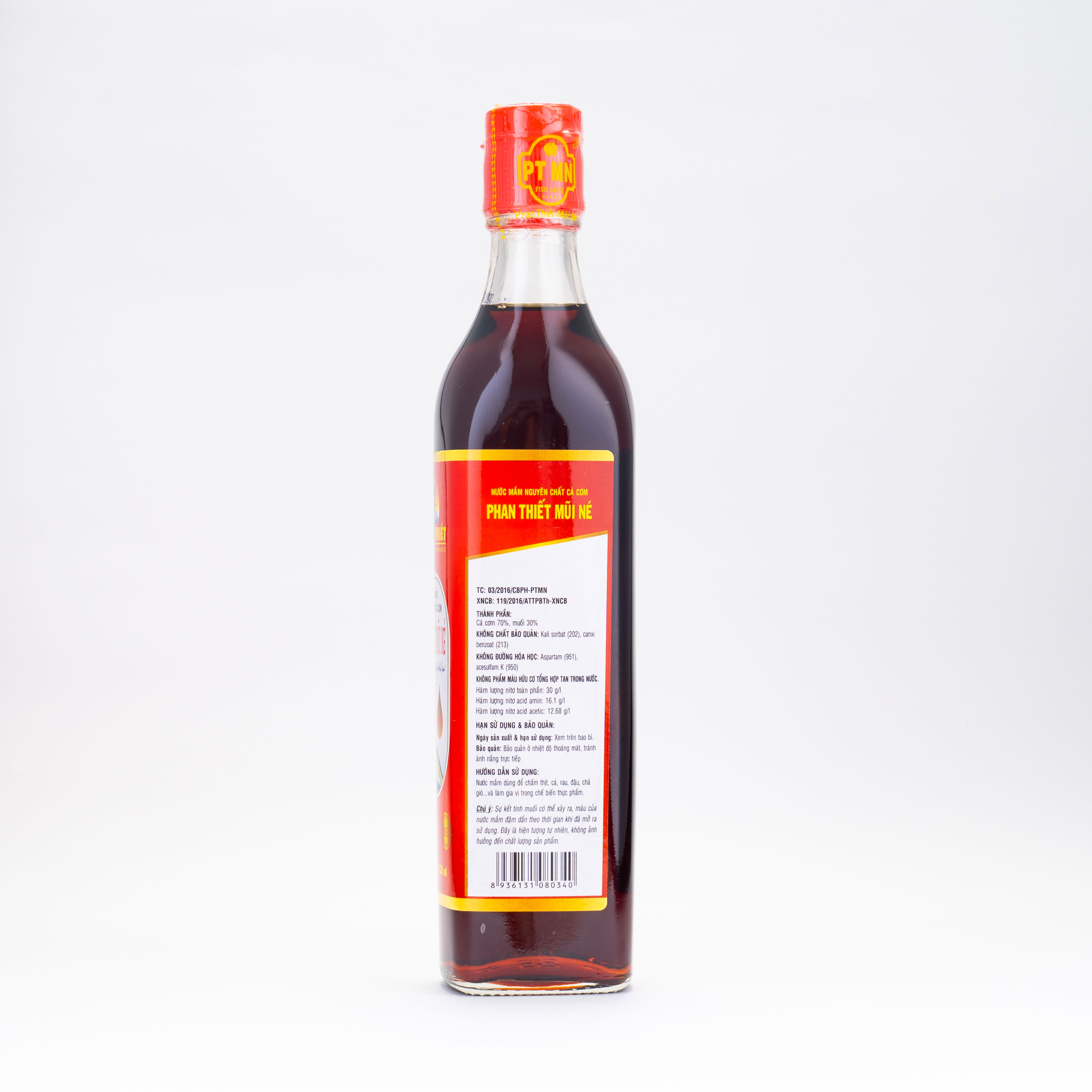 Nước Mắm Cá Cơm Truyền Thống Phan Thiết Mũi Né 30N 30 Đạm x 520ml