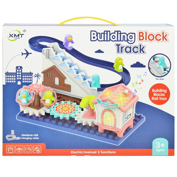 Đồ Chơi Mô Hình Lắp Ráp Công Viên Chim Cánh Cụt - XMT TOYS 88007A