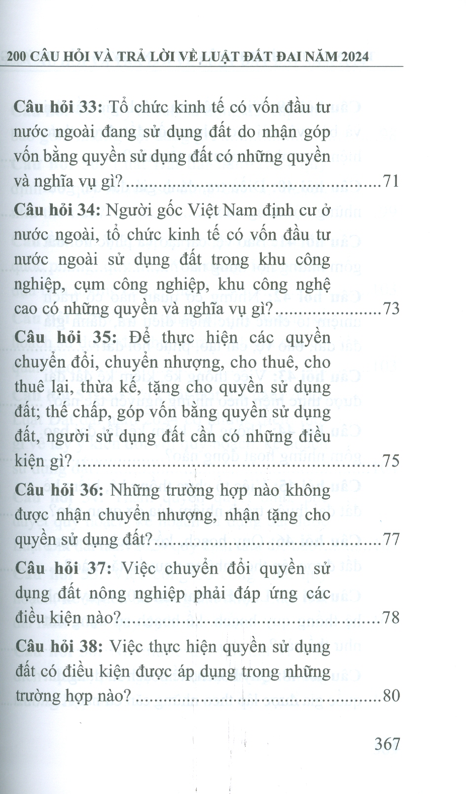 200 Câu Hỏi Và Trả Lời Về Luật Đất Đai Năm 2024 (Sách chuyên khảo) - ThS. NCS. Tạ Đình Tuyên, ThS. Nguyễn Hải Phượng