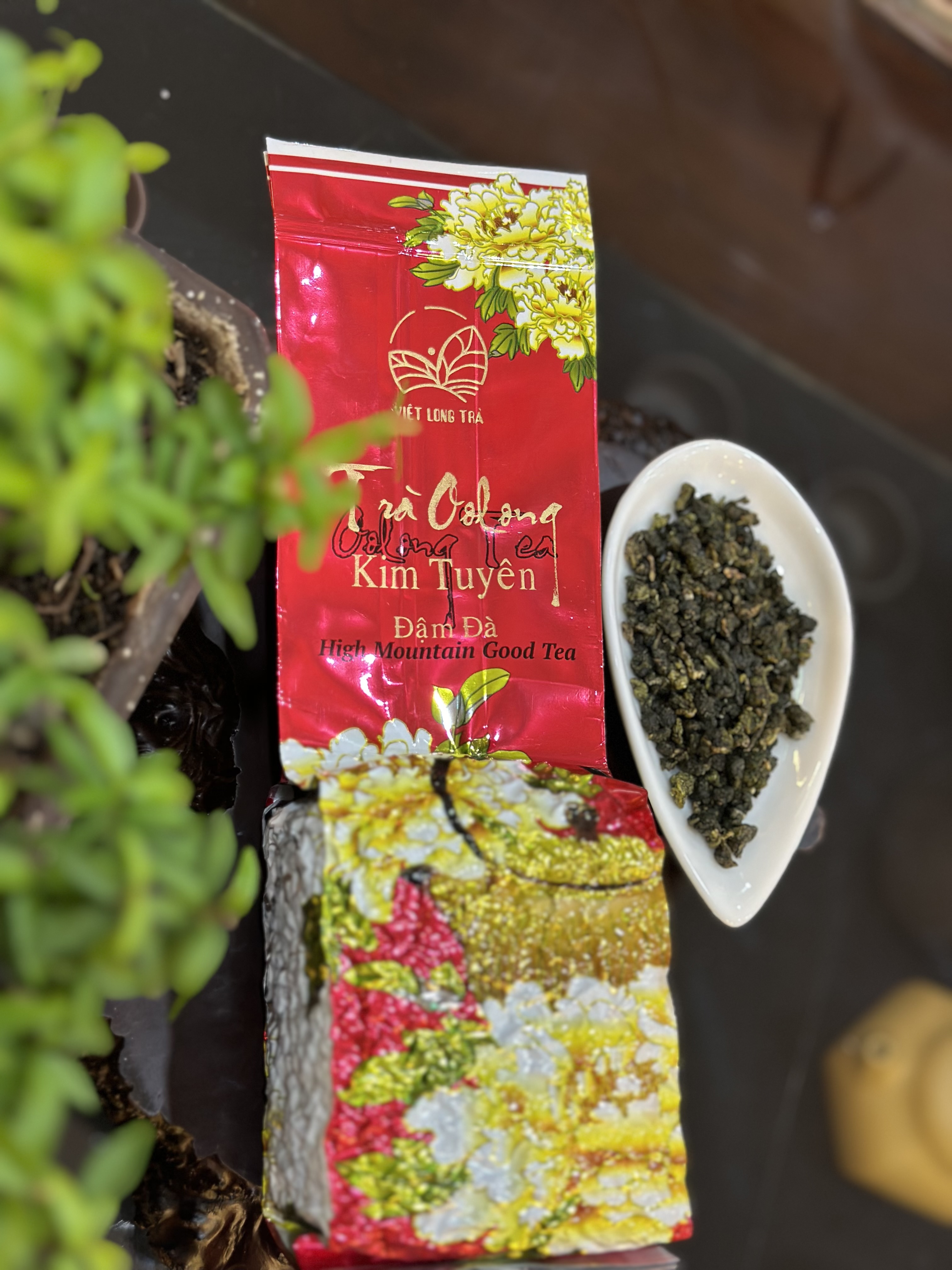 TRÀ Ô LONG KIM TUYÊN ĐẬM TRÀ - TRÀ GIẢM CÂN - ORGANIC OOLONG TEA - 250G