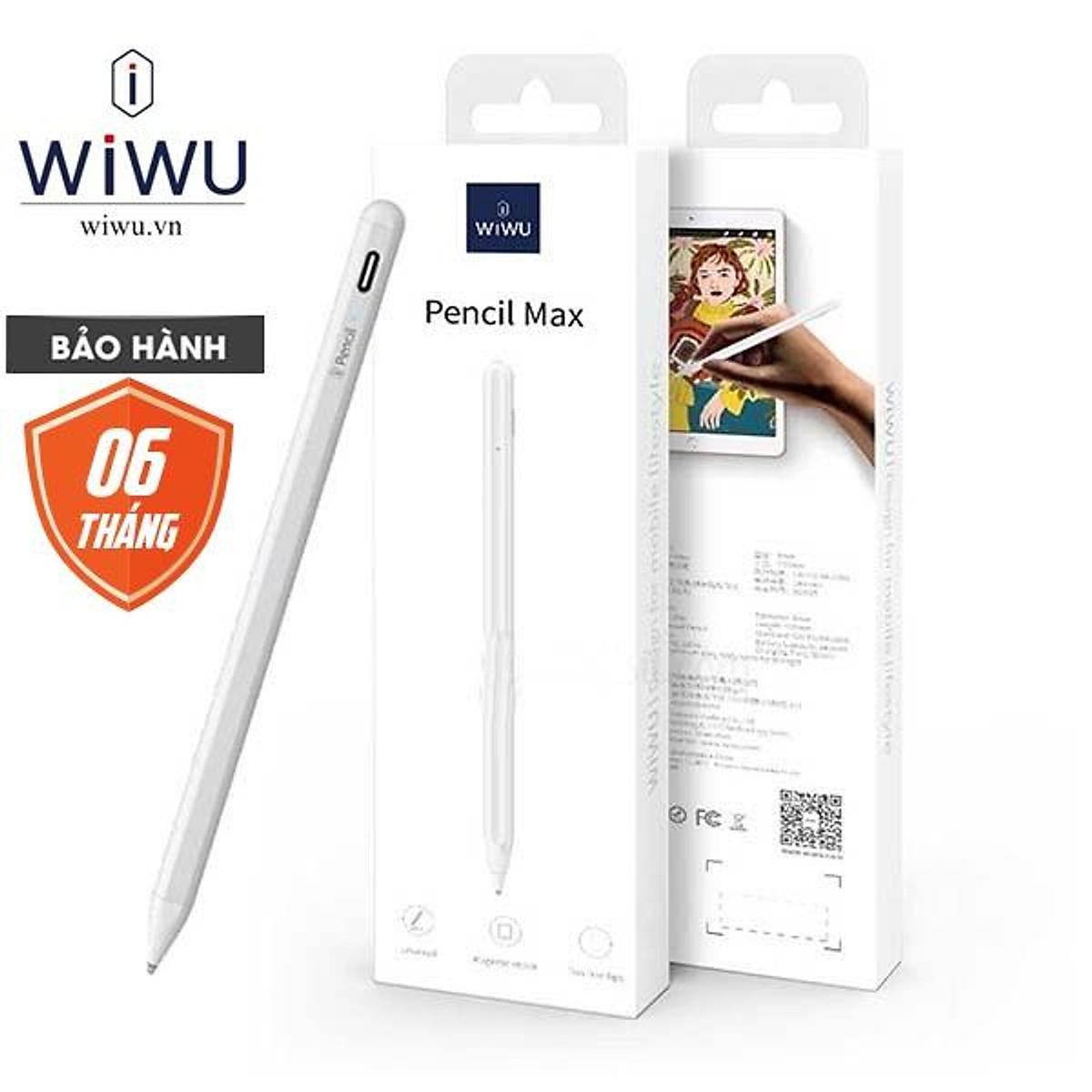 Bút cảm ưng WI WU Pencil Max cho máy tính bảng iPad , Samsung Tad , Điện thoại thông minh ,sử dụng trên mọi hệ diều hành - Hàng chính hãng