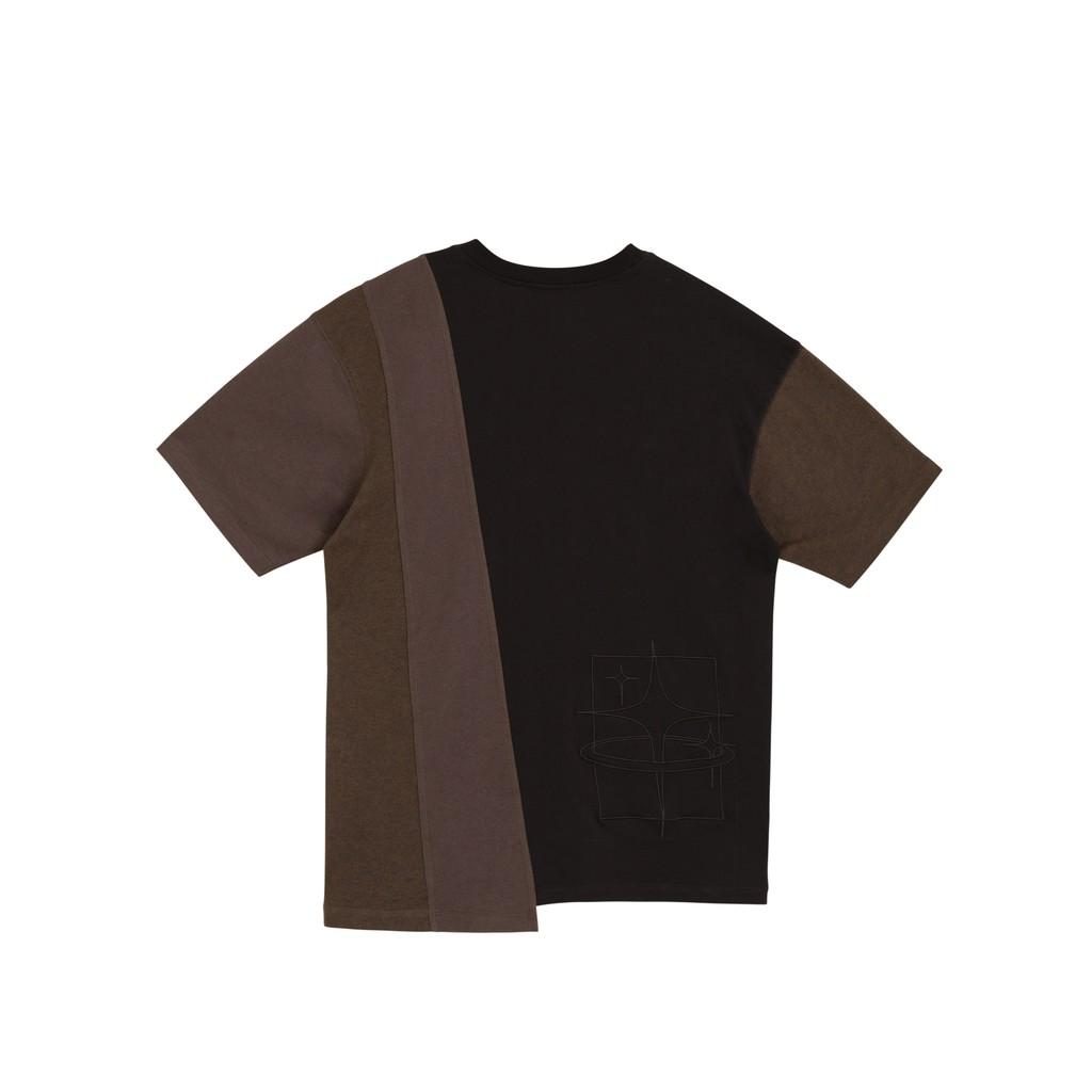 Áo thun 'GOLDIE MULTICOLOR PANELED' 100% cotton 2 chiều ghép mảnh