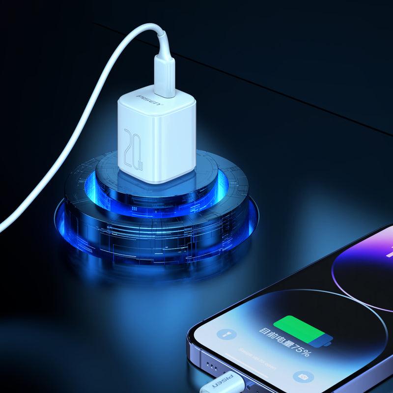Sạc Nhanh Pisen Quick - Mr White Tiny USB-C 20W - Pisen CC1000