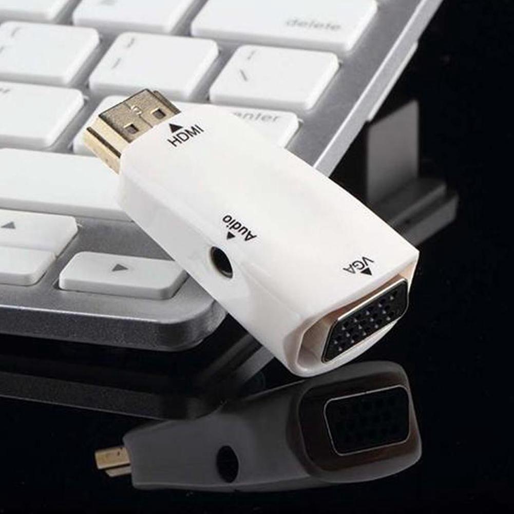 Bộ Chuyển Đổi HDMI Sang VGA Với Cáp Âm Thanh HD 1080p 3.5 mm H4I9