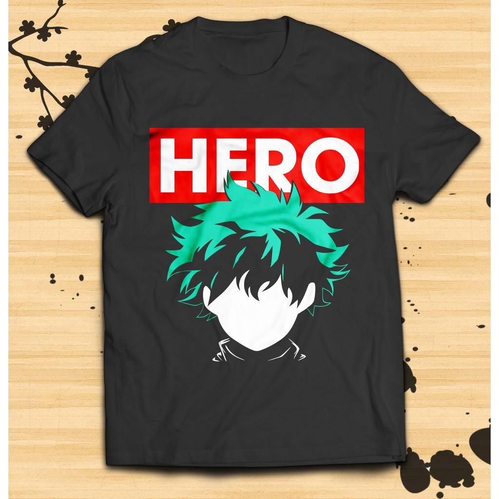 Mẫu áo thun BUKO NO HERO ACADEMIA IZUKU MIDORIYA ALL MIGHT HEROES Anime giá rẻ nhất