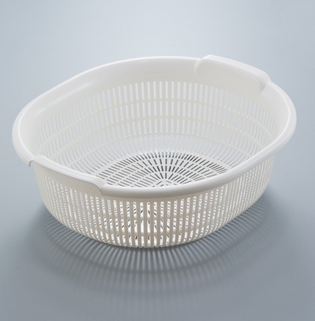 Bộ 01chậu & 01rổ nhựa Oval Sanada Seiko 5.3L cao cấp có tay cầm tiện dụng - Hàng nội địa Nhật Bản.