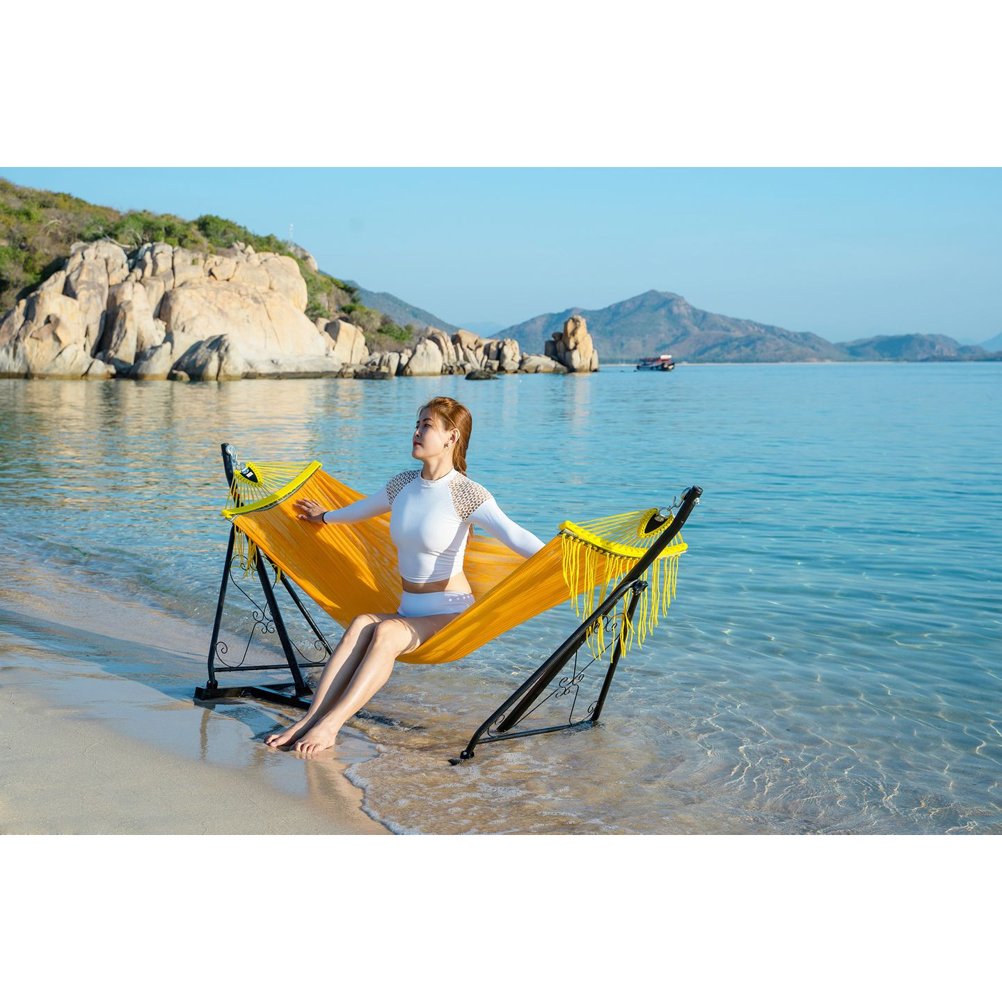 Bộ võng xếp vuông đa năng Ngọc Hoàng kiểu Long Phụng
