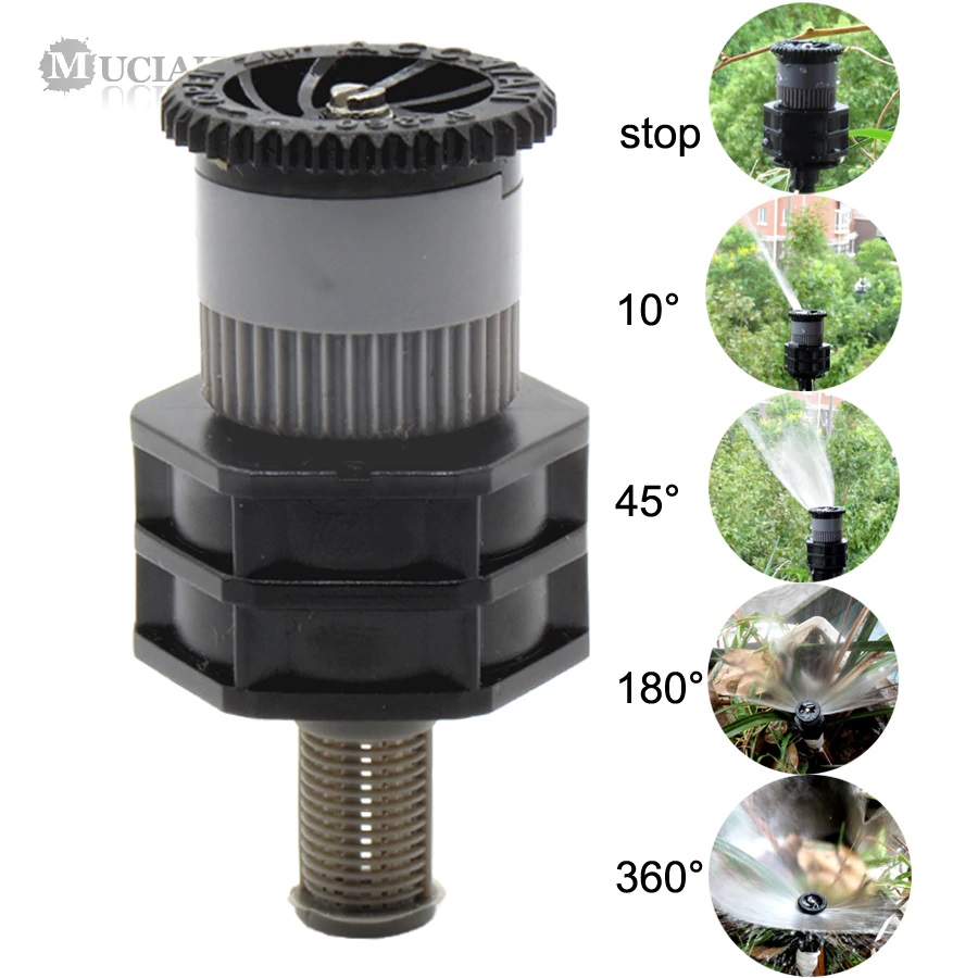 COMBO 10 bộ vòi phun tưới sân vườn điều chỉnh 0-360 độ