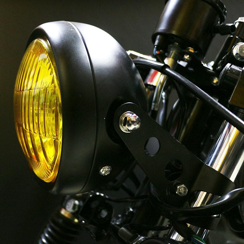 Vòng kẹp gắn đèn pha xe mô tô Cafe Racer Bobber Cruiser cg125 gn125