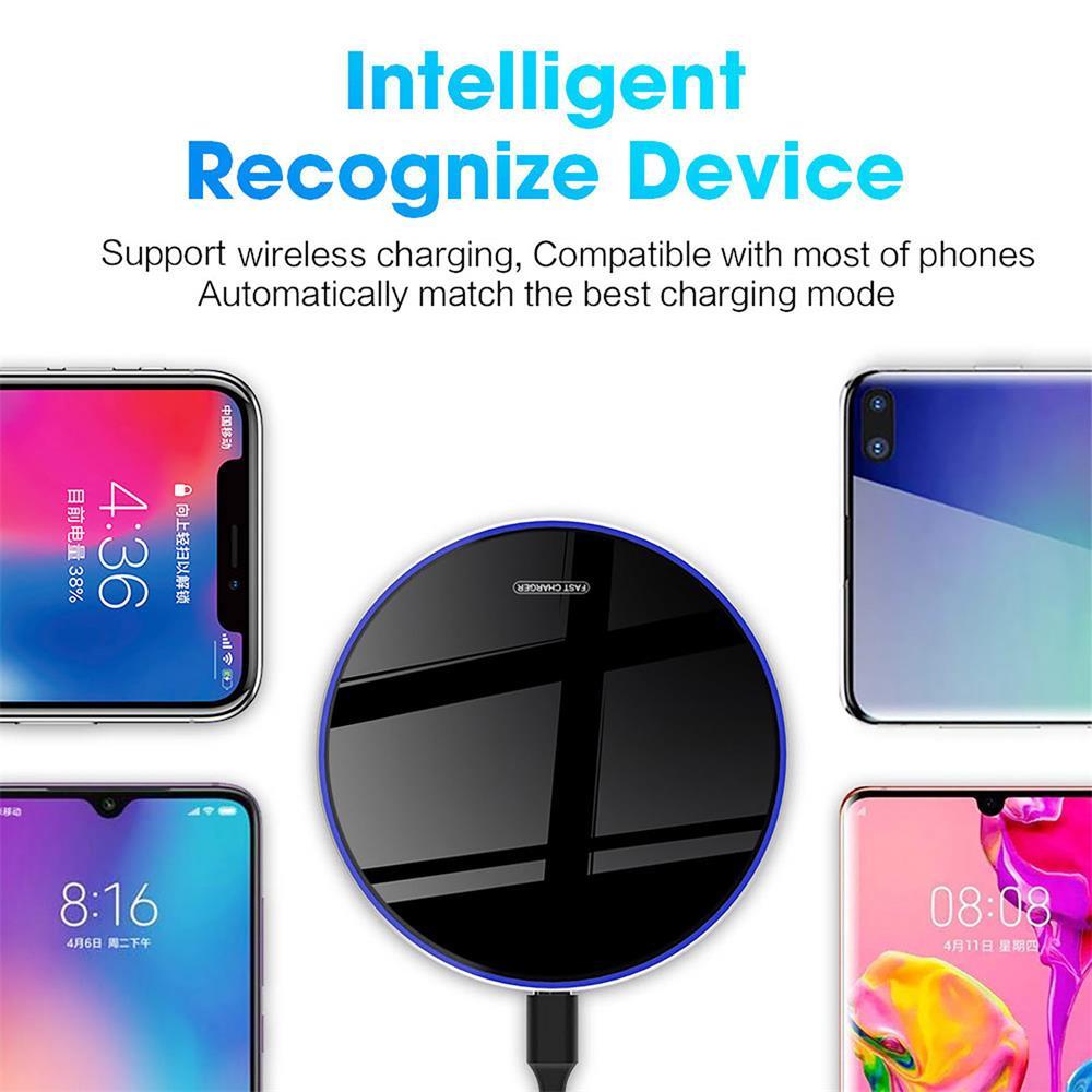 Tấm đệm bộ sạc không dây nhanh 100W cho iPhone 14 13 12 11 XS Pro Max XR x 8 Plus cho Samsung S22 S21 S20 Sạc cảm ứng nhanh