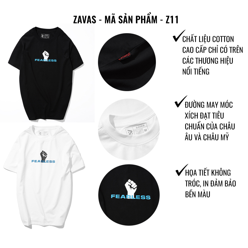 Áo thun nam ngắn tay cổ tròn đẹp chất vải cotton co giãn 4 chiều thoáng mát ZAVAS Z11