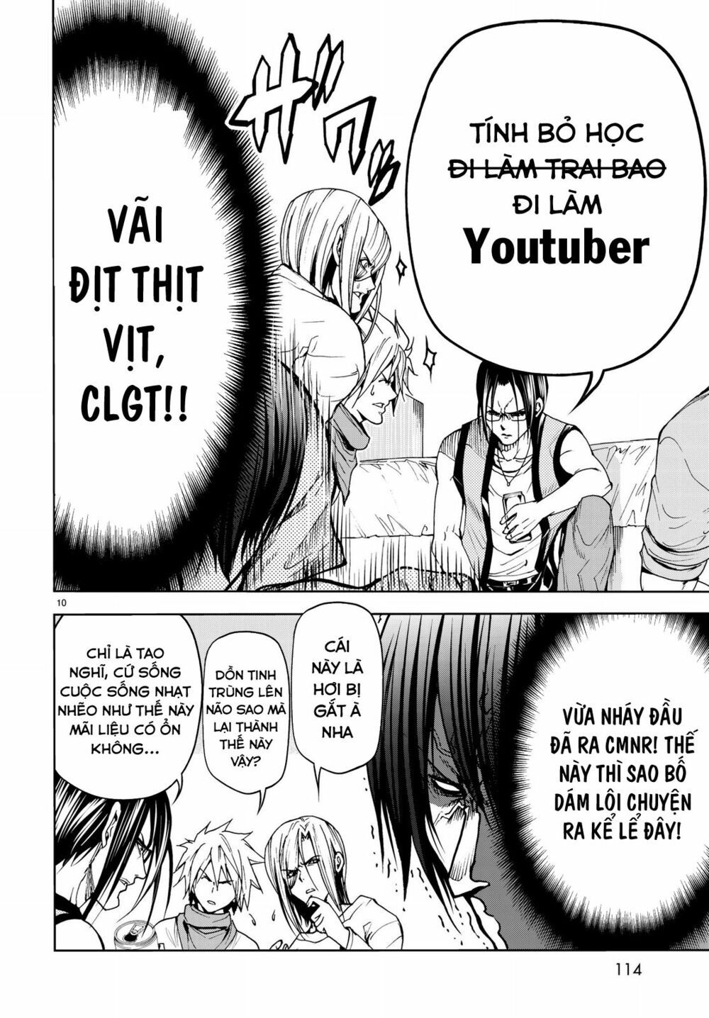cô gái thích lặn - grand blue chapter 44 10