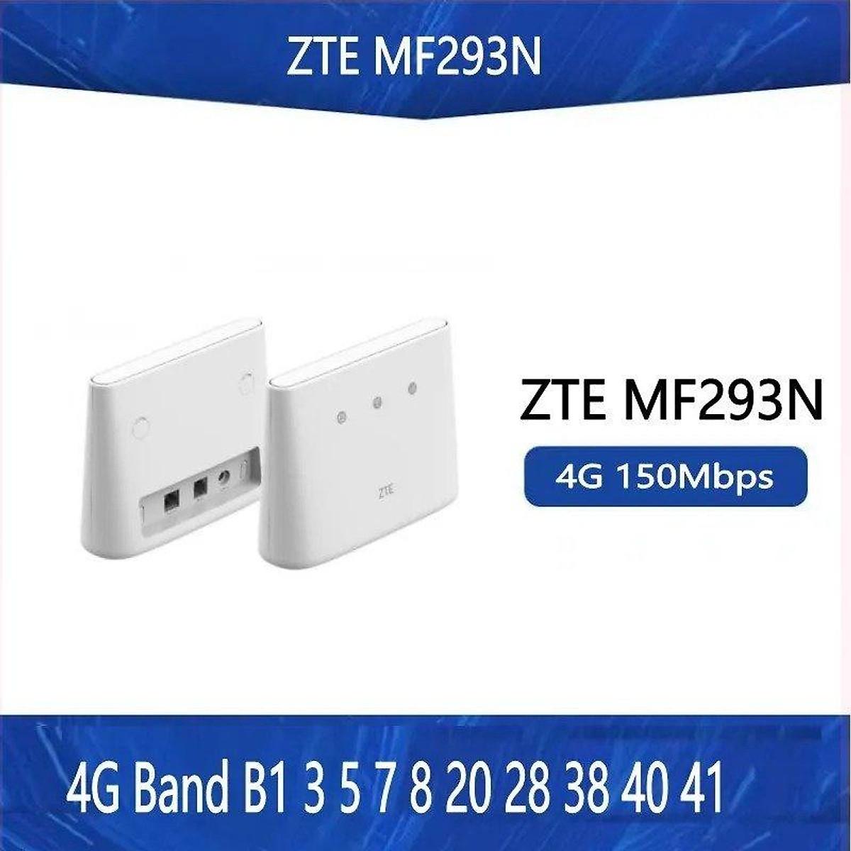 Bộ Phát Sóng Wifi Sử Dụng SIM 4G ZTE MF293N, Hàng Cao Cấp Hổ Trợ Kết Nối Tốc Độ Cao Tới 32 Thiết Bị Cùng Lúc, Dễ Cài Đặt