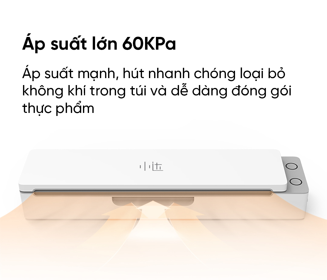 Máy hút chân không hàn miệng túi Sothing Xiaoda XD-ZKFKJ01 đèn LED UV diệt khuẩn, chiều rộng miếng túi hàn tới 30cm- Hàng chính hãng