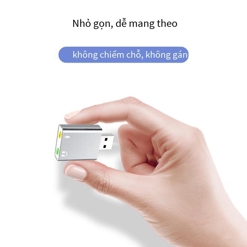 Giá thấp nhất card âm thanh USB card âm thanh bên ngoài máy tính để bàn chủ máy tính xách tay giao diện chuyển đổi dòng chuyển đổi âm thanh độc lập bên ngoài