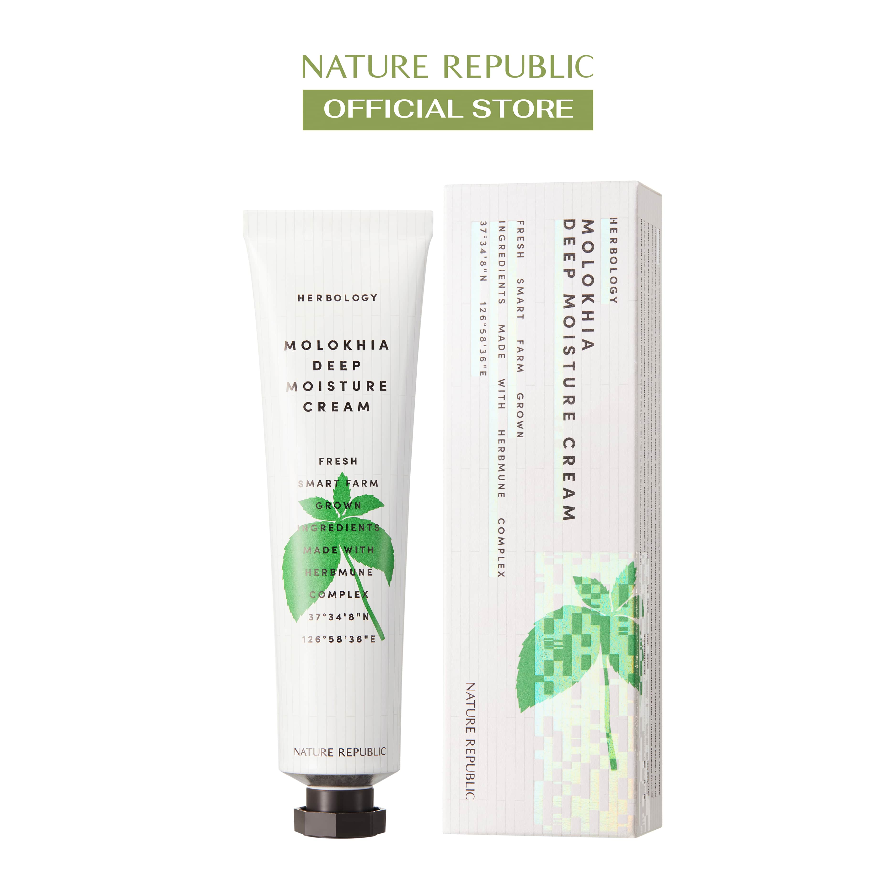 Kem dưỡng Nature Republic Herbology Molokhia Deep Moisture Cream 70ml