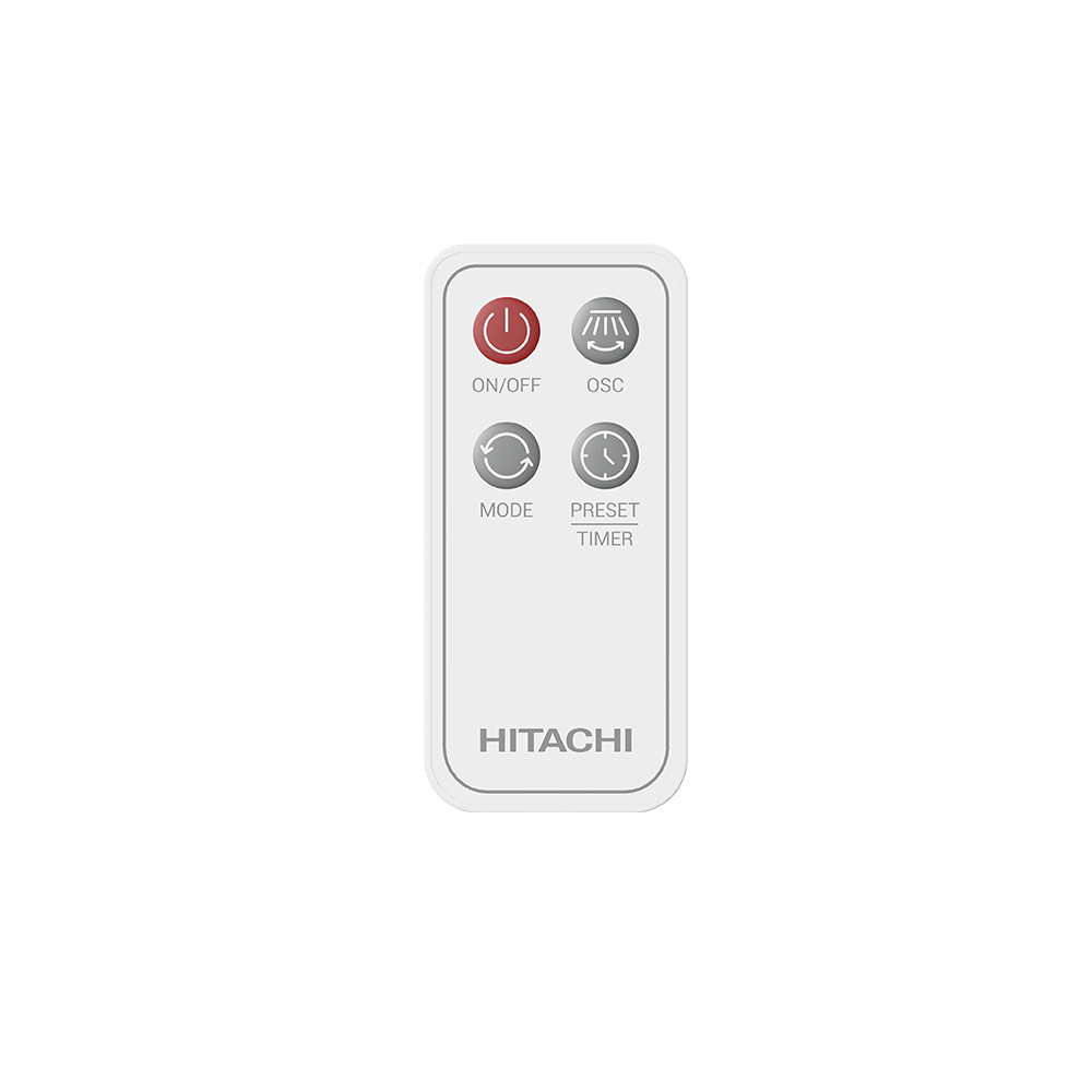 Quạt đứng Hitachi LF-A6RC , Màu Trắng / Xám, Động cơ AC - Hàng chính hãng - Bảo hành 12 tháng