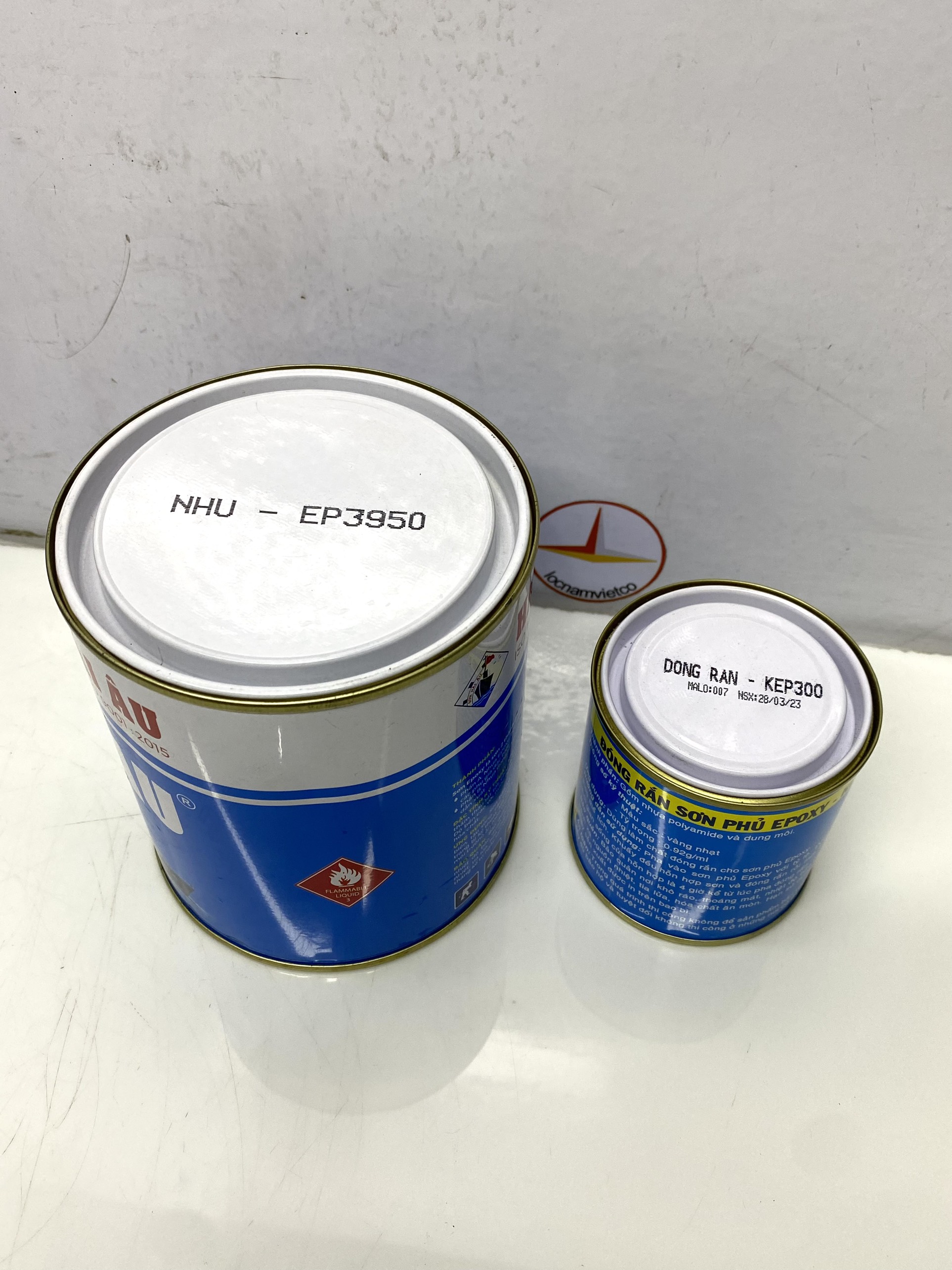 Sơn Epoxy Hải Âu màu bạc EP950 1L/Bộ