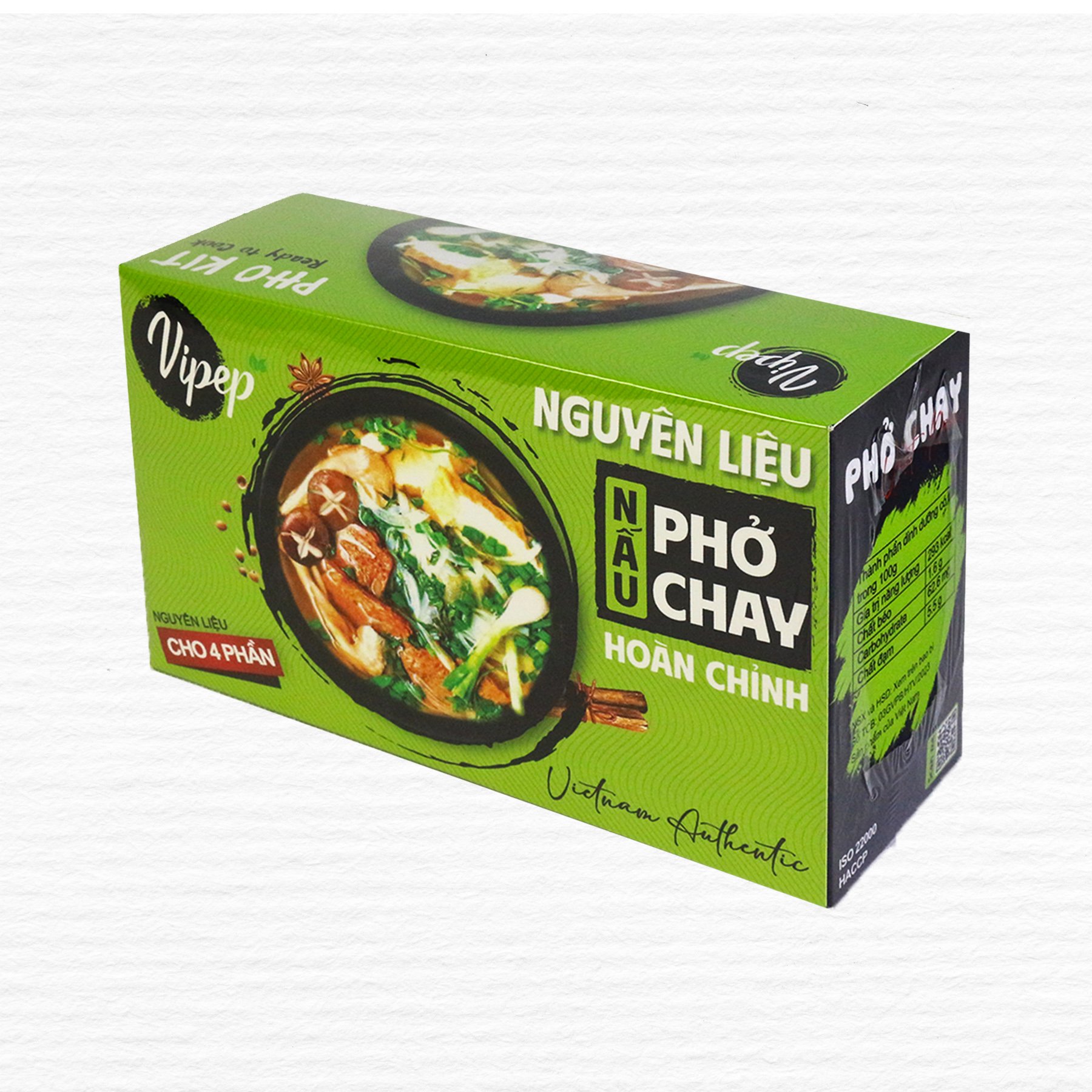 Nguyên Liệu Nấu Phở Chay Hoàn Chỉnh Vipep 320G