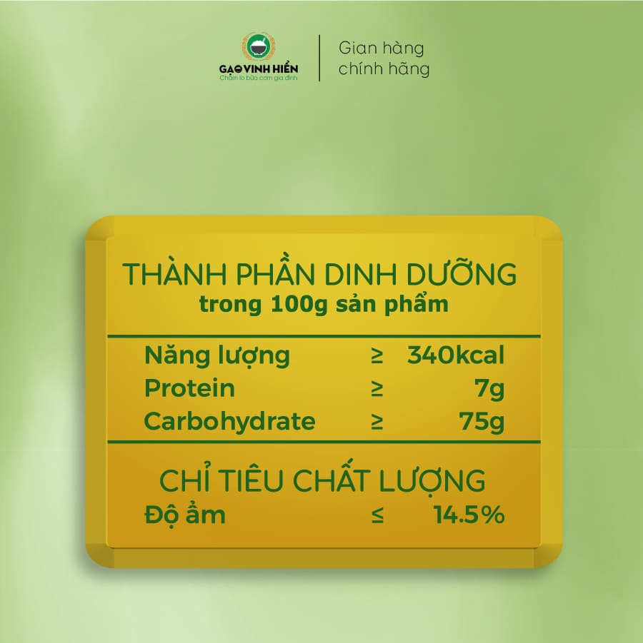 Hình ảnh Gạo Nếp đặc sản Cái Hoa Vàng Vinh Hiển túi 1KG - Nếp sạch 3 KHÔNG