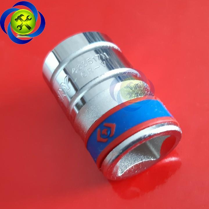 Tuýp trắng ngắn Kingtony 433517M 1/2 INCH - 17MM 6 CẠNH