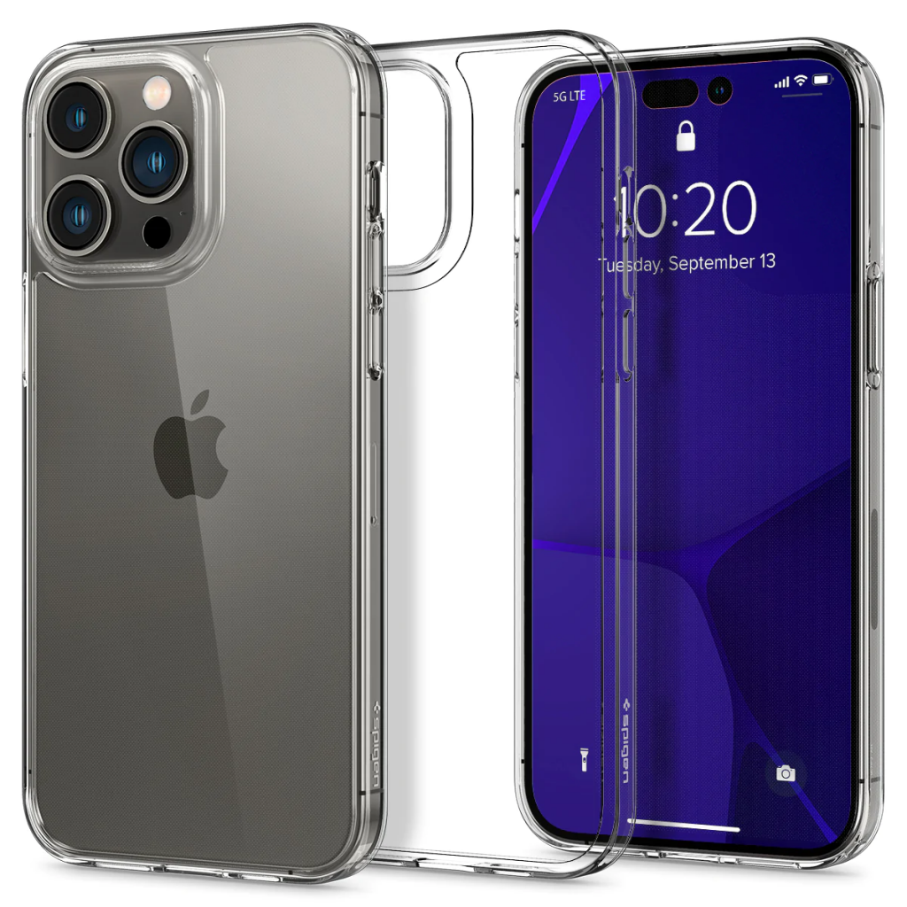 Ốp Lưng dành cho iPhone 14/ 14 Plus/ 14 Pro/ 14 Promax SPIGEN LIQUID CRYSTAL CLEAR- Hàng Chính Hãng