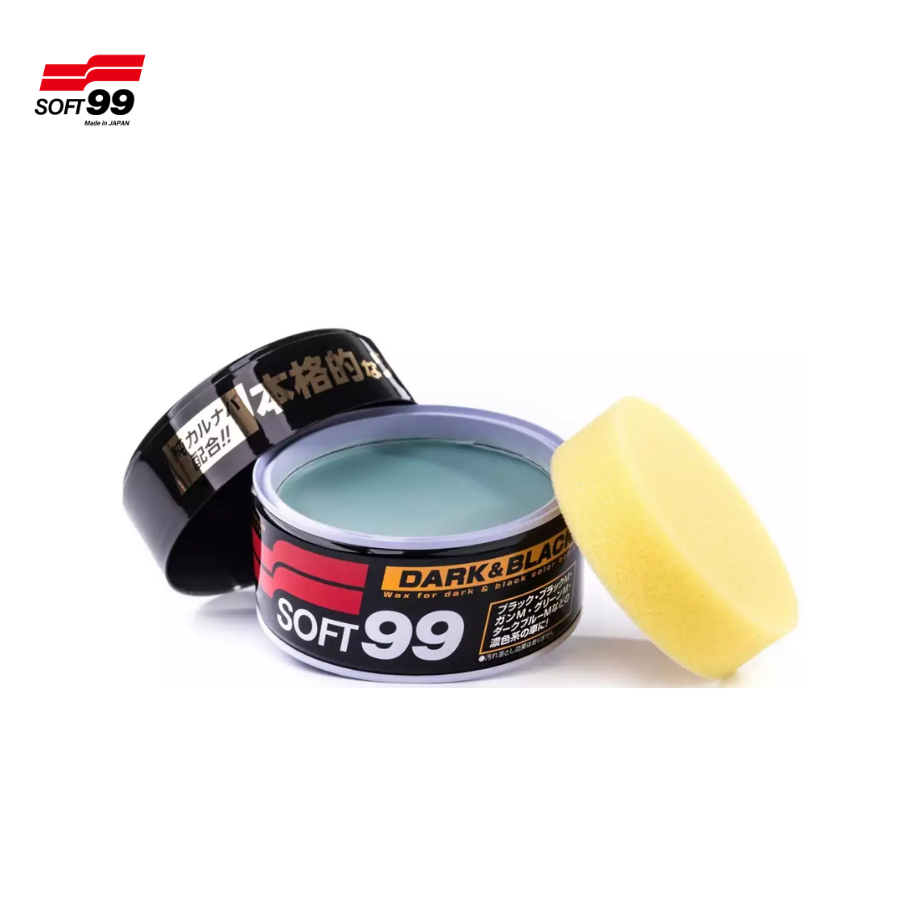 Sáp Vệ Sinh, Phủ Bóng Sơn Xe Màu Tối Dark & Black Wax W-2 SOFT99