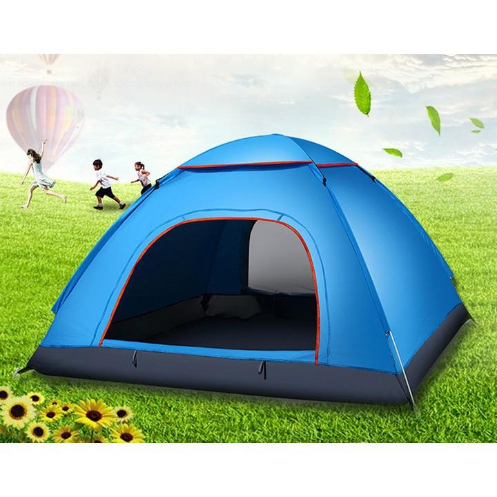 Lều cắm trại dã ngoại tự bung, dễ dàng sử dụng và xếp gọn, có túi đựng lều kt 2x2m