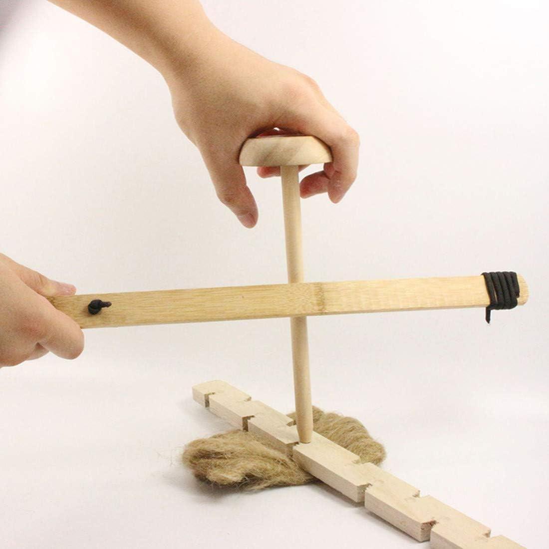 Bộ dụng cụ khoan cung, dụng cụ bắt lửa, giáo dục phiêu lưu ngoài trời, học cách khoan gỗ để luyện lửa