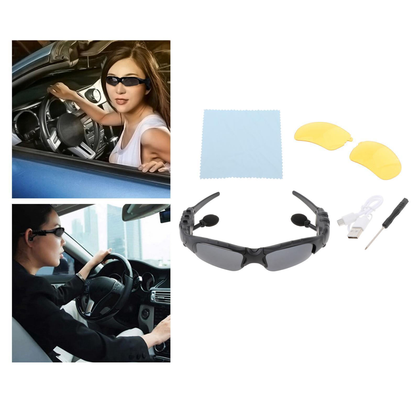 Music Bluetooth Sunglasses Headset for Sports Running Car Driving