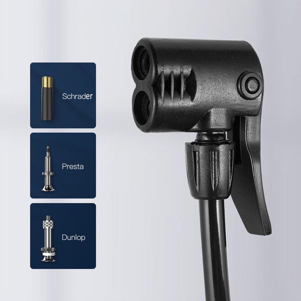 Bơm xe đạp 160 PSI MTB với kim bi đa chức năng