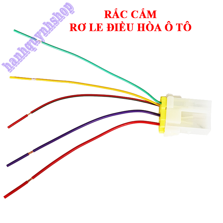 Rắc rơ le điều hòa ô tô 4, 5 chân hàng đẹp loại 1