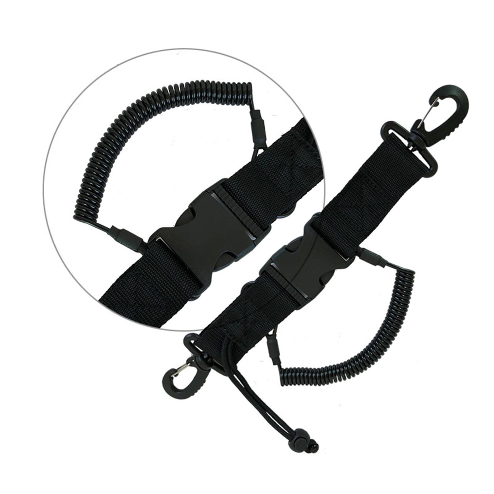 Fishing Lanyard Snappy Coil Lanyard W/ Clips,Quick Release Buckle for Camera