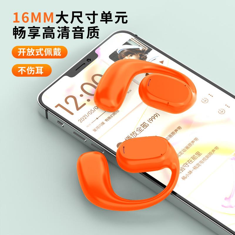 Tai nghe bluetooth dẫn khí không nhét trong tai theo phong cách riêng mới nhất kiểu treo tai loại tai nghe không dây thể thao TWS hai tai