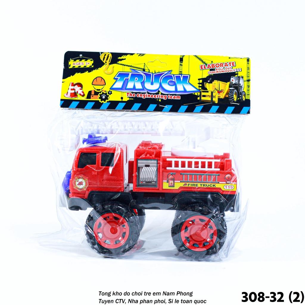 Xe cứu hỏa túi nhỏ 308-32 - Đồ chơi thông minh cho trẻ em - Quà tặng sinh nhật