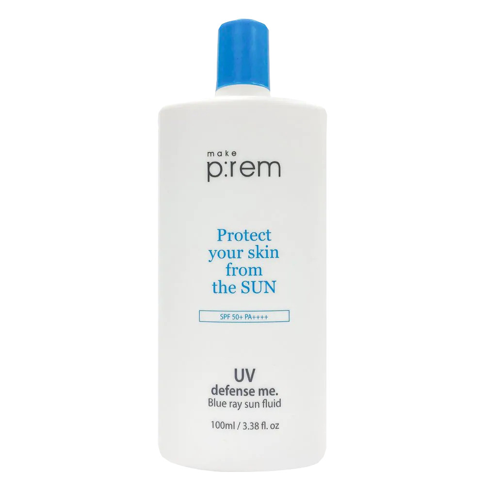 Kem Chống Nắng Make P:rem Protect UV Defense Me Blue Ray Fluid