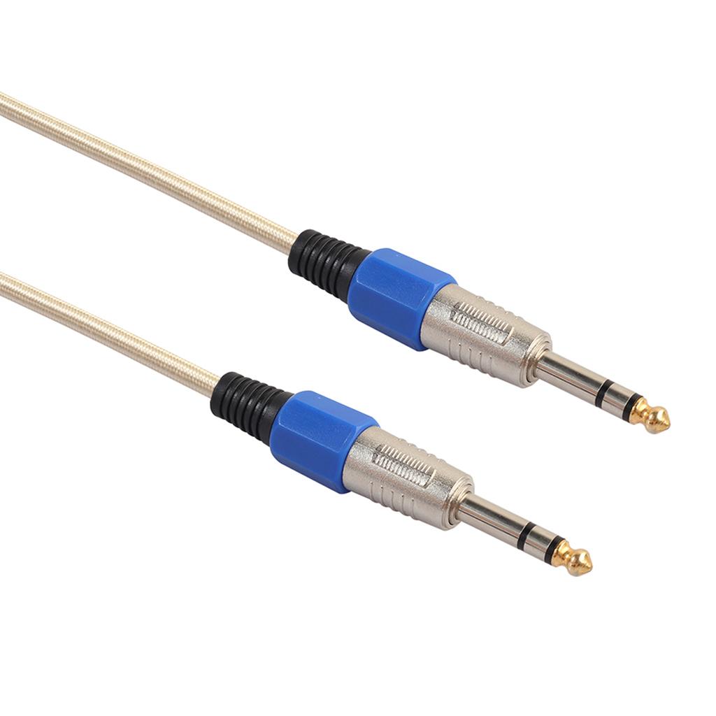Auxiliary Audio Cable Audio Cable Aux Car Auxiliary Audio Cable 6.35mm Male-to-male Stereo Audio Cable