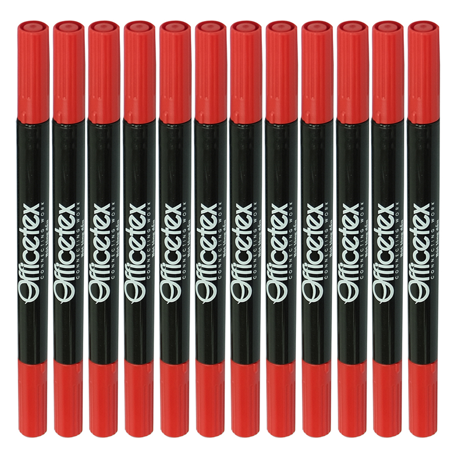 Hộp 12 Bút Lông Dầu Officetex OT-PM002