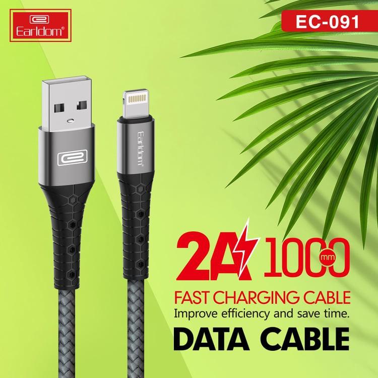 DÂY SẠC BỌC SỢI ĐẦU RA EARLDOM EC-091 Hàng Chính Hãng