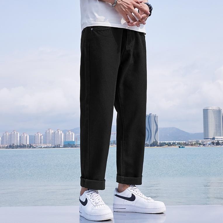 Quần baggy jean nam quần ống suông rộng đen style hàn quốc HOT 2022 PATADOSHOP