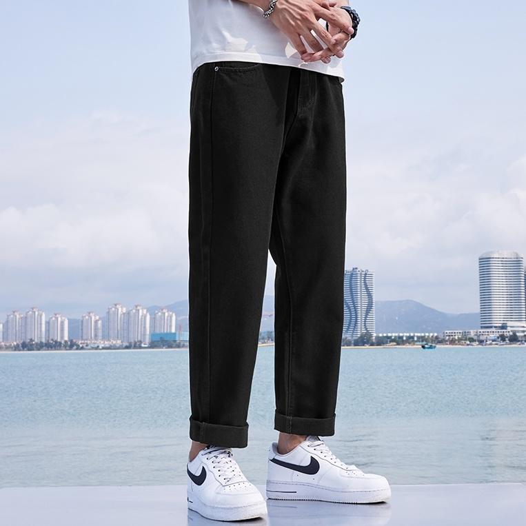 Quần baggy jean nam quần ống suông rộng đen style hàn quốc HOT 2022 PATADOSHOP