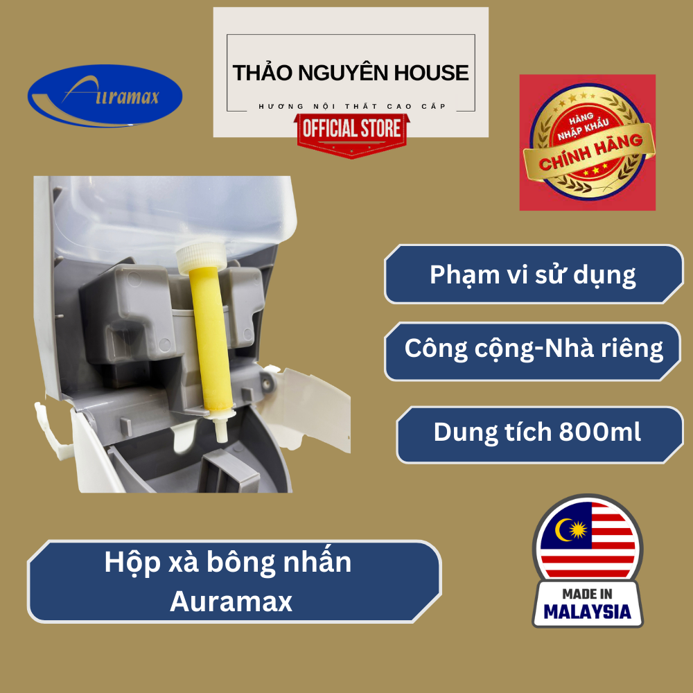 Hộp đựng xà phòng (xà bông nước) Auramax - AU05X