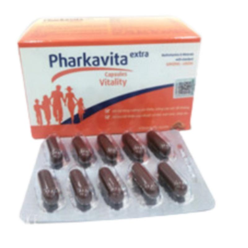 PHARKAVITA Extra  Vitality - Multivitamins and Minerals with Standard Ginseng Linzhi - Hộp 60 viên