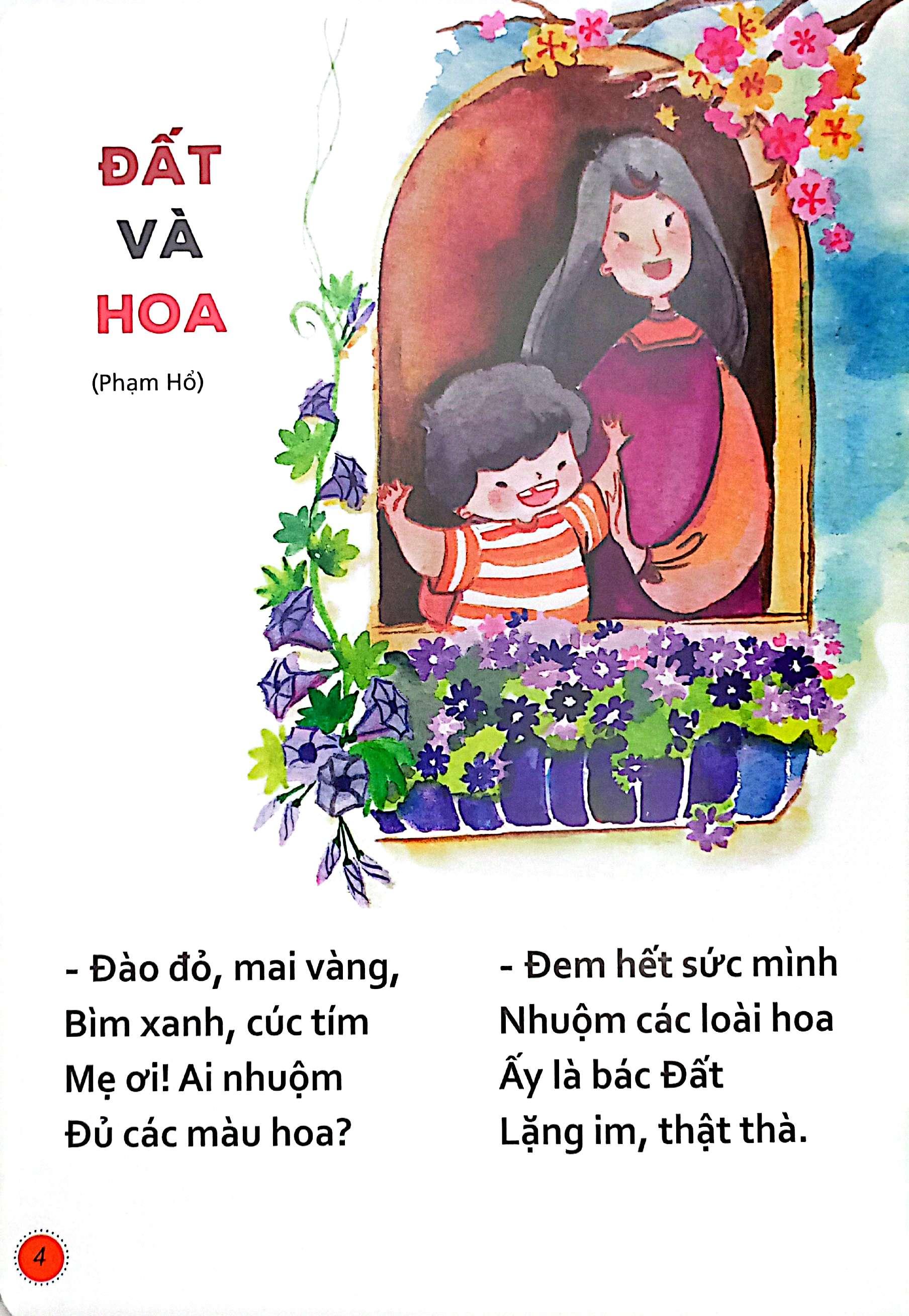 Sách - Thơ Cho Bé Tập Nói, Tập Đọc