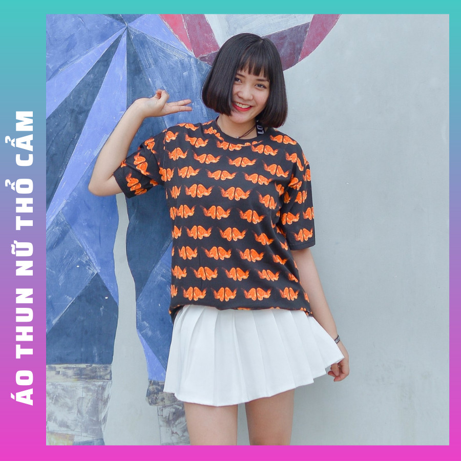 Áo thun nữ freesize chất liệu thun cotton 100% ÁO ĐẸP - GIÁ RẺ - HÌNH CHỤP THẬT . CÓ THỂ LÀM ÁO CẶP BẠN THÂN NỮ
