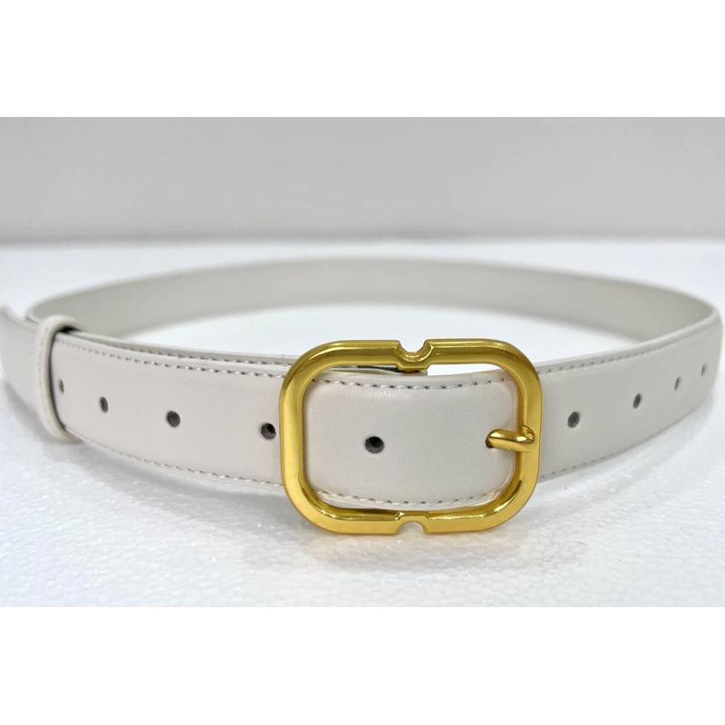 Thắt lưng nữ bản nhỏ 3 CM mặt khoá đồng cao cấp, dây nịt nữ thời trang siêu sang chảnh -B08