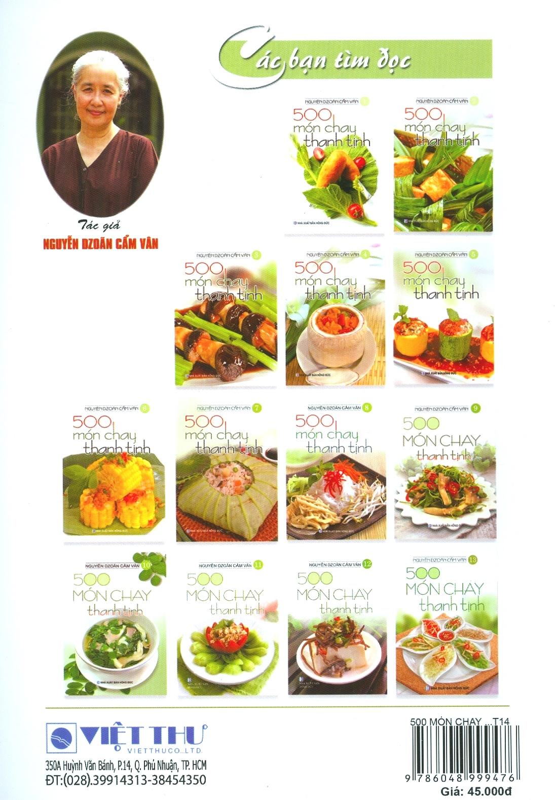 500 Món Chay Thanh Tịnh - Tập 14 	