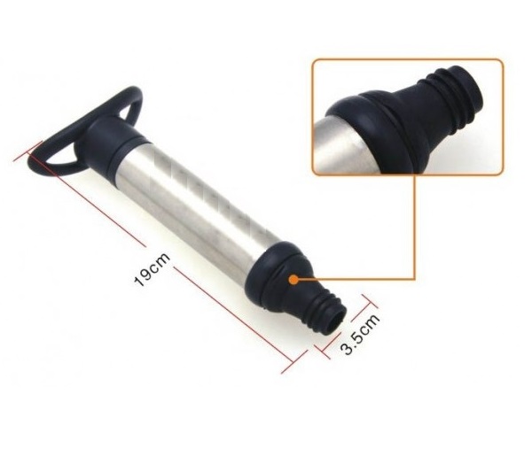 Bộ hút chân không silicon bảo quản chai vang + 2 nút nhà bếp cao cấp