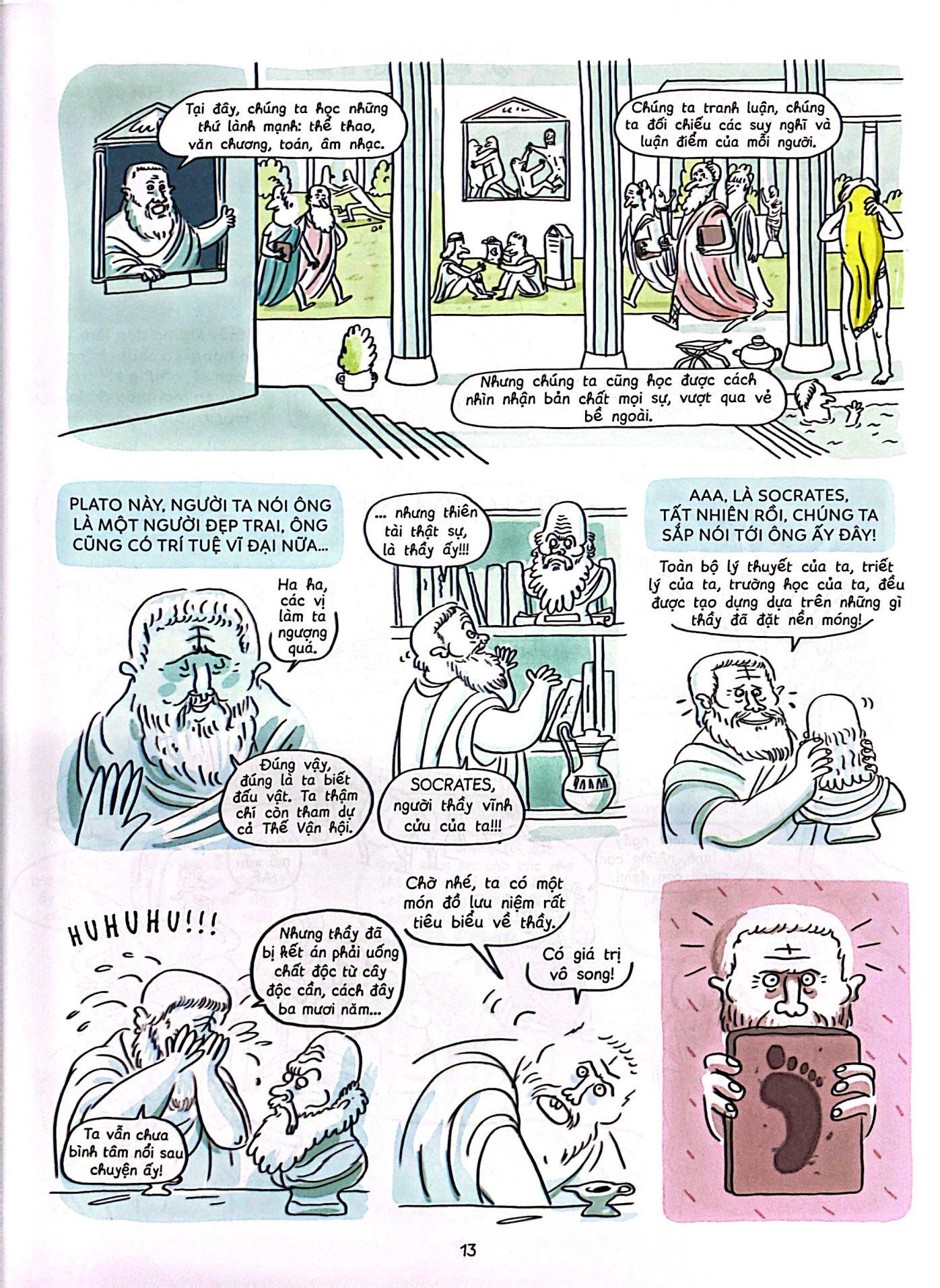 Sách - Philocomix - Tập 1 - Các Triết Gia Vĩ Đại Nói Gì Về Hạnh Phúc