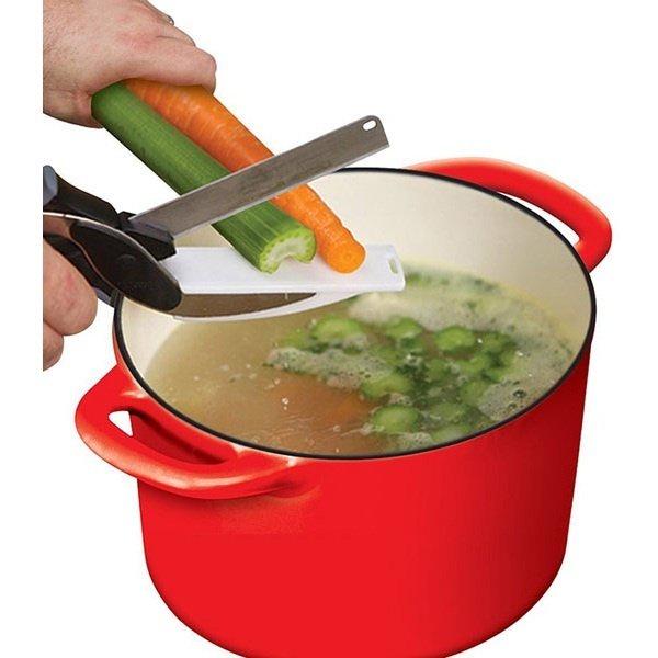 Kéo đa năng 3 trong 1 cắt rau,củ quả không rỉ cho nhà bếp cực tiện dụng